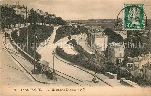 AK / Ansichtskarte Angouleme Les Remparts Desaix Kat. Angouleme