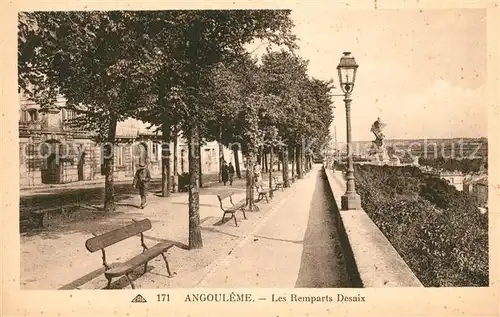 AK / Ansichtskarte Angouleme Les Remparts Desaix Kat. Angouleme