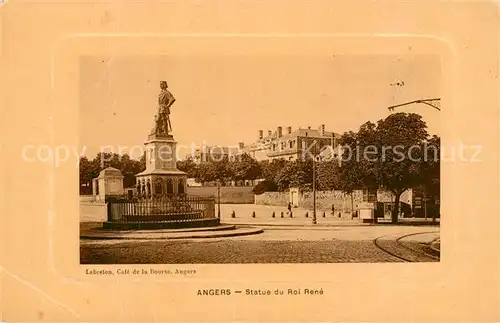 AK / Ansichtskarte Angers Statue du Roi Rene Kat. Angers
