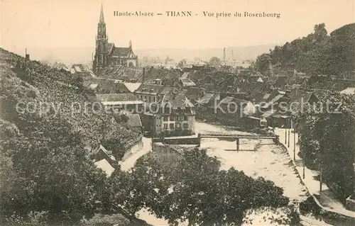 AK / Ansichtskarte Thann Haut Rhin Elsass Vue prise du Rosenbourg Kat. Thann