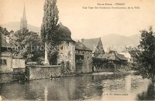 AK / Ansichtskarte Thann Haut Rhin Elsass Une Tour des Anciennes Fortifications de la Ville Kat. Thann