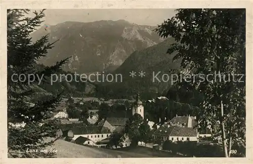 AK / Ansichtskarte Lunz See Niederoesterreich Teilansicht Kat. Lunz am See