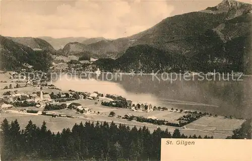 AK / Ansichtskarte St Gilgen Wolfgangsee Panorama