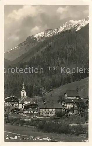 AK / Ansichtskarte Landl Thiersee mit Sonnwendjoch Kat. Thiersee