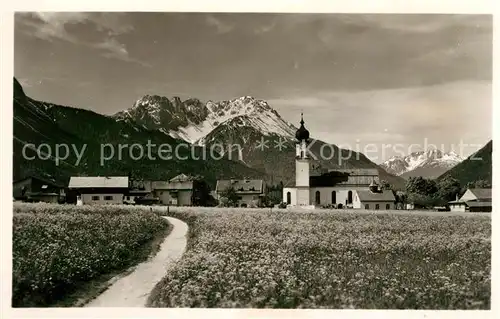 AK / Ansichtskarte Ehrwald Tirol mit Wanneck