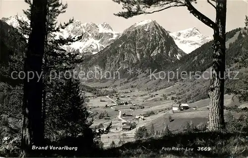 AK / Ansichtskarte Brand Vorarlberg Panorama Kat. Brand