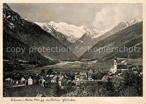 AK / Ansichtskarte Fulpmes Tirol mit Stubaier Gletscher Kat. Fulpmes
