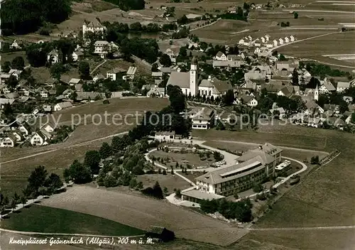 AK / Ansichtskarte Groenenbach Bad Fliegeraufnahme Kirche Kat. Bad Groenenbach