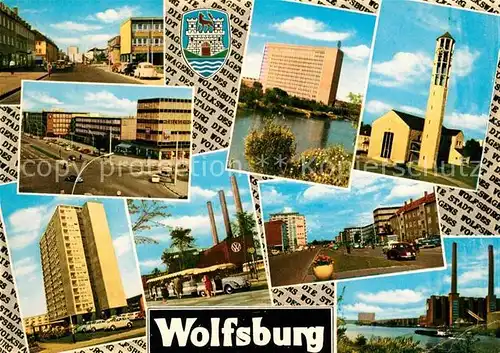 AK / Ansichtskarte Wolfsburg Stadtansichten Kirche  Kat. Wolfsburg