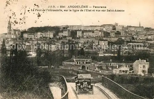 AK / Ansichtskarte Angouleme Ponte de l`Hirondelle sur la ligne de l`Etat Kat. Angouleme