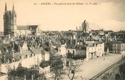 AK / Ansichtskarte Angers Vue prise du Chateau Kat. Angers