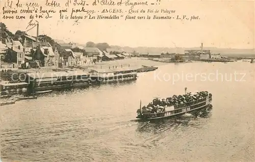 AK / Ansichtskarte Angers Quai du Roi de Pologne Kat. Angers