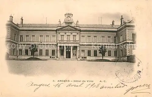 AK / Ansichtskarte Angers Hotel de Ville Kat. Angers