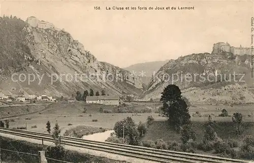 AK / Ansichtskarte La Cluse et les forts de Joux et du Larmont Kat. La Cluse