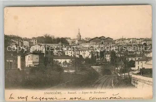 AK / Ansichtskarte Angouleme Tunnel Ligen de Bordeaux Kat. Angouleme