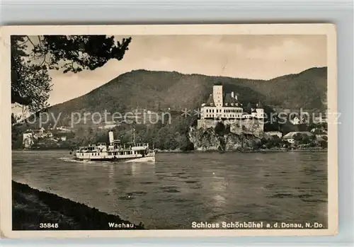 AK / Ansichtskarte Wachau Oesterreich Schloss Schoenbuehel an der Donau Kat. Oesterreich