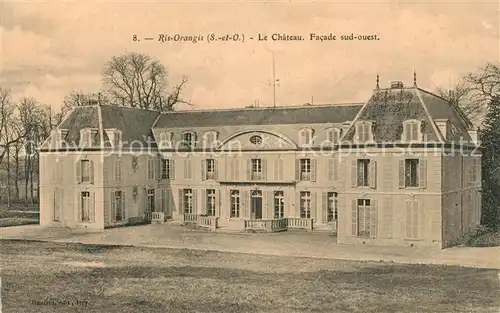 AK / Ansichtskarte Ris Orangis Chateau facade sud ouest Kat. Ris Orangis
