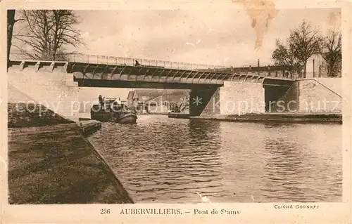AK / Ansichtskarte Aubervilliers Pont de Stains Kat. Aubervilliers
