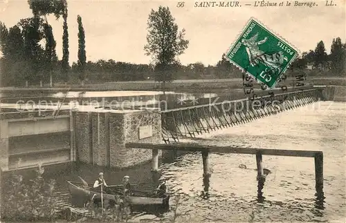 AK / Ansichtskarte Saint Maur des Fosses Ecluse et le Barrage Kat. Saint Maur des Fosses