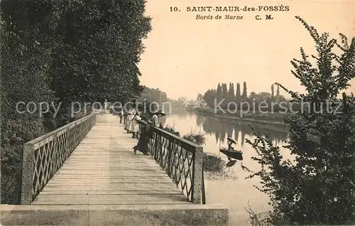 AK / Ansichtskarte Saint Maur des Fosses Bords de Marne Kat. Saint Maur des Fosses