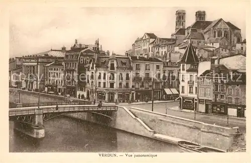 AK / Ansichtskarte Verdun Meuse Vue panoramique Pont Cathedrale Kat. Verdun