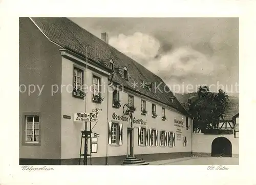 AK / Ansichtskarte Walporzheim Gaststaette Weinhaus Sankt Peter W Kat. Bad Neuenahr Ahrweiler