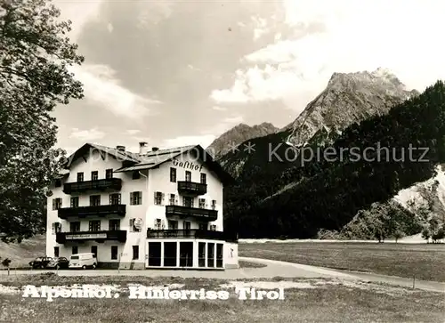 AK / Ansichtskarte Hinterriss Tirol Alpenhof Kat. Vomp