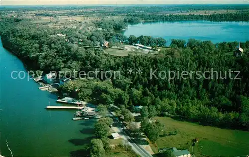 AK / Ansichtskarte Picton Canada Fliegeraufnahme Lake on The Mountain Kat. Picton