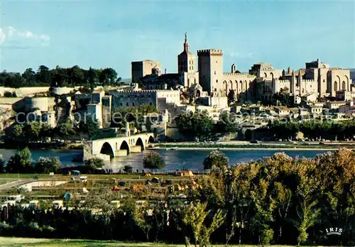 AK / Ansichtskarte Avignon Vaucluse Panorama Rhone Pont St Benezet Kat. Avignon