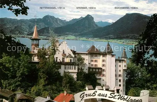 AK / Ansichtskarte Wolfgang Salzkammergut St Hotel Schloss Eibenstein Wolfgangsee  Kat. St. Wolfgang im Salzkammergut