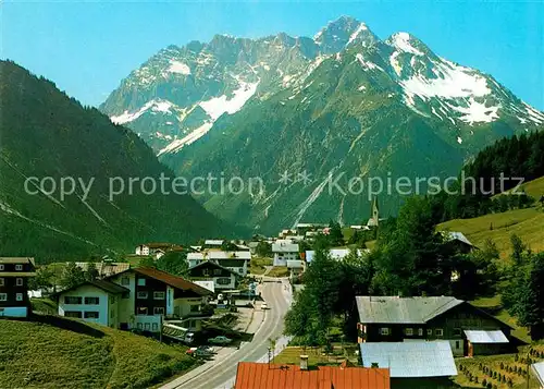 AK / Ansichtskarte Mittelberg Kleinwalsertal Tobel Widderstein Kat. Oesterreich