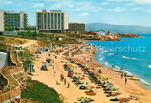 AK / Ansichtskarte Torremolinos Panorama Hotel Riviera Strand Kat. Malaga Costa del Sol