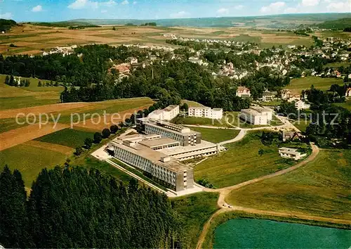 AK / Ansichtskarte Steben Bad Sanatorium Franken Fliegeraufnahme Kat. Bad Steben