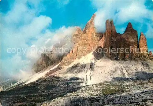 AK / Ansichtskarte Dolomiten Drei Zinnen Kat. Italien