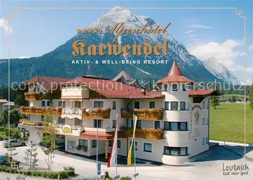 AK / Ansichtskarte Leutasch Alpenhotel Karwendel Kat. Leutasch Tirol