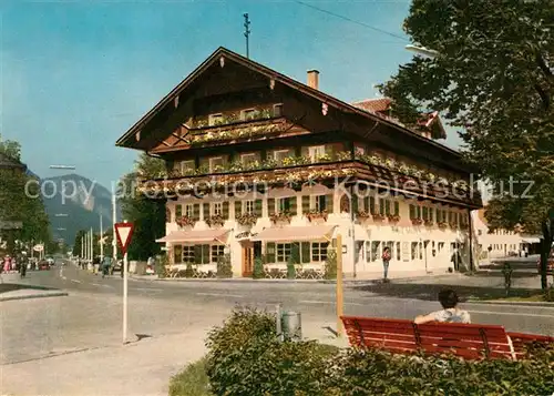 AK / Ansichtskarte Oberammergau Hotel Wolf Kat. Oberammergau