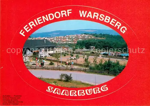 AK / Ansichtskarte Saarburg Saar Feriendorf Warsberg Kat. Saarburg