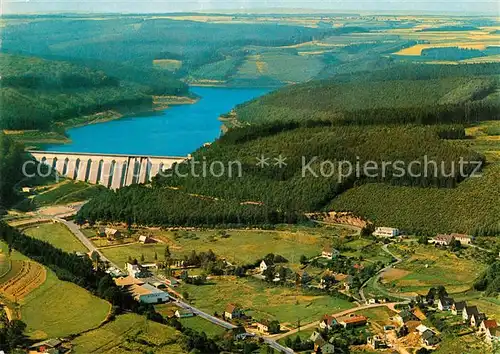 AK / Ansichtskarte Hellenthal Eifel Fliegeraufnahme Wildgehege Olefsee Kat. Hellenthal