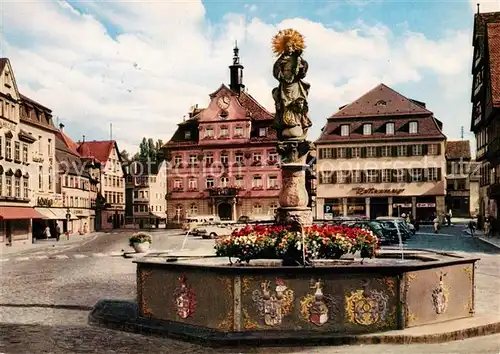 AK / Ansichtskarte Schwaebisch Gmuend Marktplatz Kat. Schwaebisch Gmuend