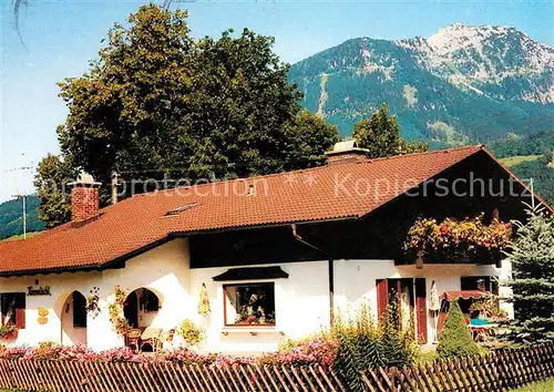 AK / Ansichtskarte Schoenau Koenigssee Pension Familie Hasenknopf Kat. Schoenau a.Koenigssee