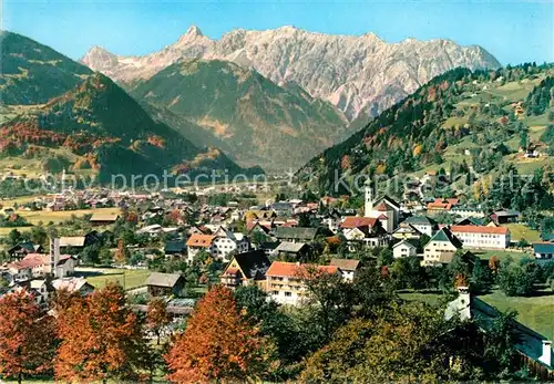 AK / Ansichtskarte Schruns Vorarlberg Panorama Zimba Kat. Schruns