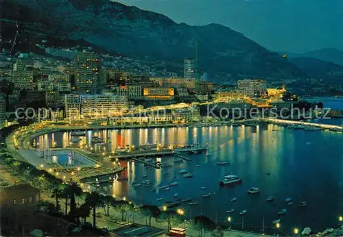 AK / Ansichtskarte Monte Carlo Panorama Nachtaufnahme Kat. Monte Carlo