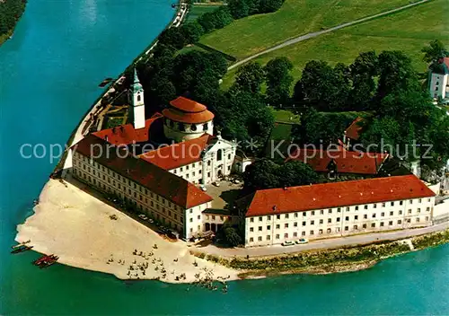 AK / Ansichtskarte Kelheim Fliegeraufnahme Kloster Weltenburg Kat. Kelheim Donau
