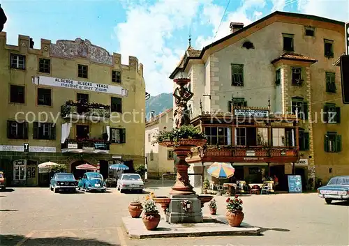 AK / Ansichtskarte Glurns Albergo Albero Verde Marktplatz Kat. Italien