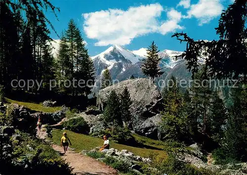 AK / Ansichtskarte Graechen VS Ried Weisshorn Brunegghorn Bishorn Kat. Graechen