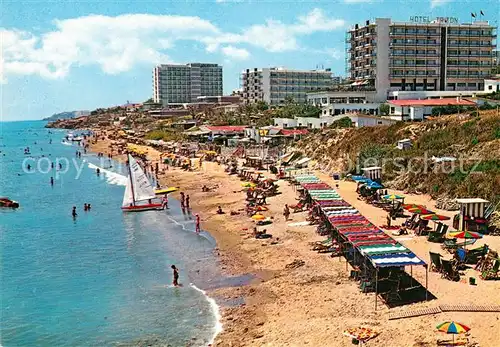 AK / Ansichtskarte Torremolinos Strand Hotelanlagen Kat. Malaga Costa del Sol