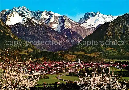 AK / Ansichtskarte Oberstdorf Fliegeraufnahme Kat. Oberstdorf