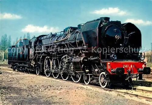 AK / Ansichtskarte Lokomotive Locomotive 241 A 1 Mulhouse  Kat. Eisenbahn