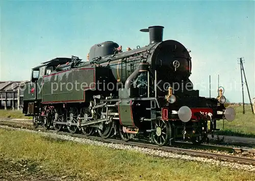 AK / Ansichtskarte Lokomotive Locomotive 242 AT 6 P.L.M. Mulhouse  Kat. Eisenbahn