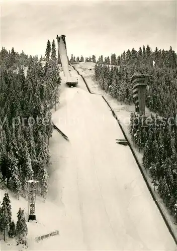 AK / Ansichtskarte Ski Flugschanze Oberhof Thueringen Kat. Sport